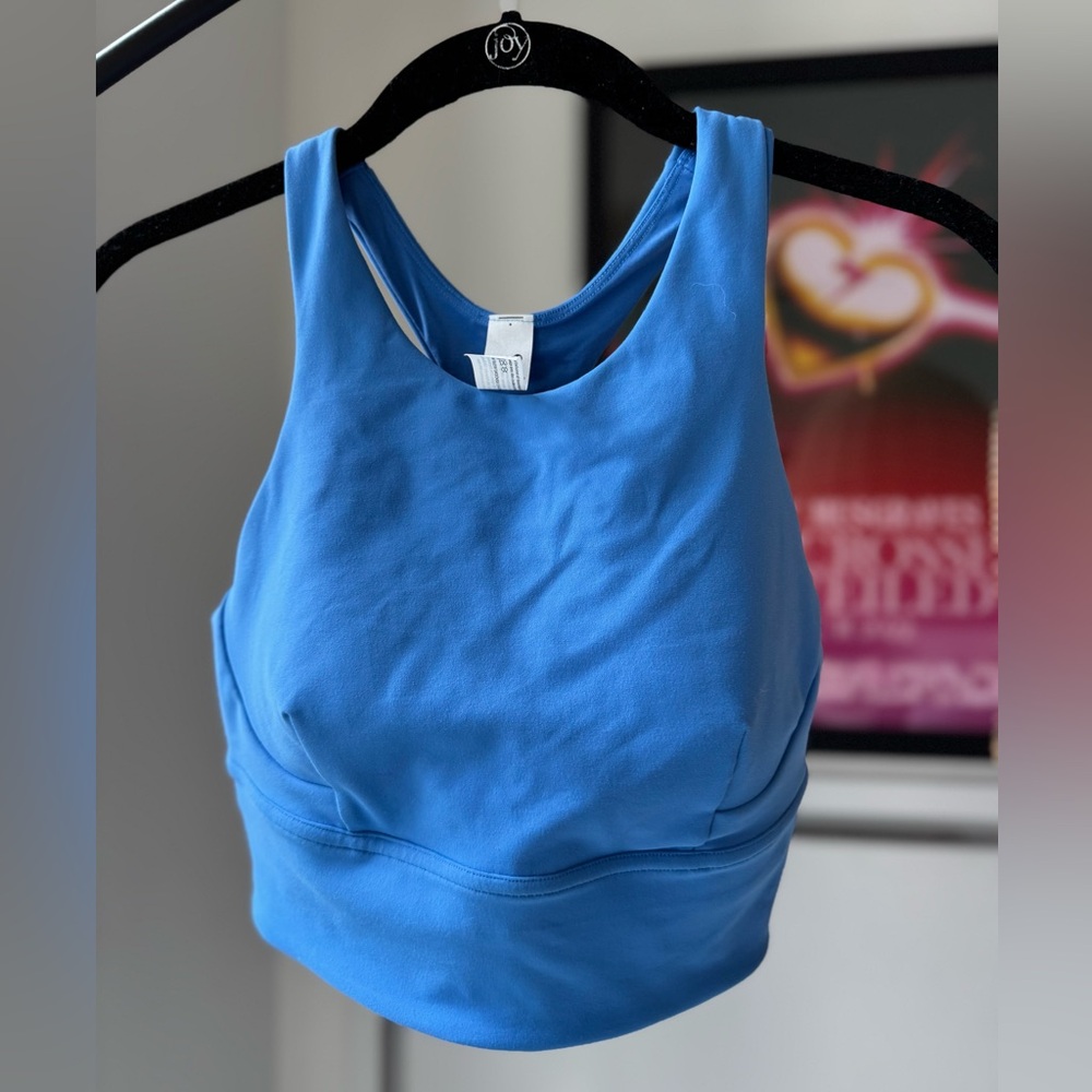 NWT - Lululemon Wunder Train Long-Line Bra Vibrant Blue